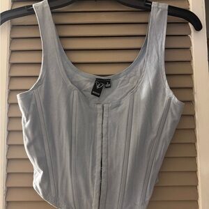 Women's Light Blue Top